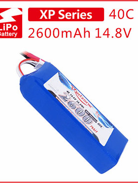 富力电池Redzone lipo 40C2600mAh14.8V航模电池涵道飞机电4S电池