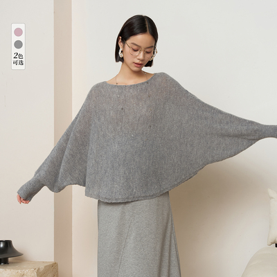 BELLYWEAR慵懒一字型休闲毛衣