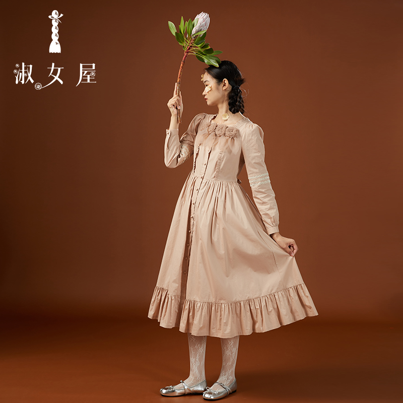 淑女屋官方旗舰店希腊公主连衣裙