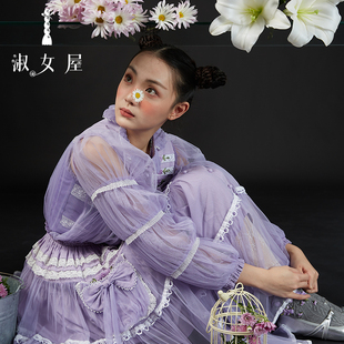 淑女屋淑女屋官方旗舰店水晶鞋 与玫瑰花舞会②号三件套