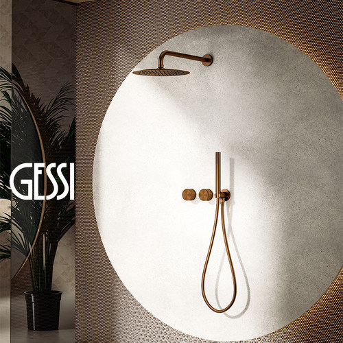 意大利捷仕全铜暗装增压淋浴花洒