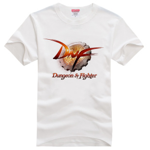 纯棉宽松体恤衫 服装 印花T恤 短袖 DNF地下城与勇士鬼剑士周边男夏季