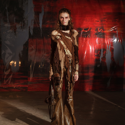 NN-NORTH NODE“意志领地” 多面料拼接废土风上衣