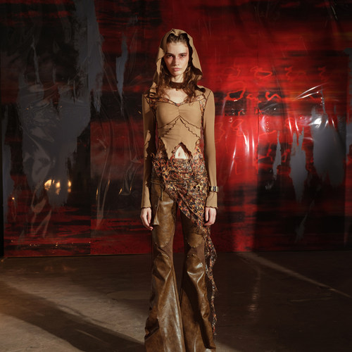 NN-NORTH NODE “花童”蕾丝拼接连帽衫