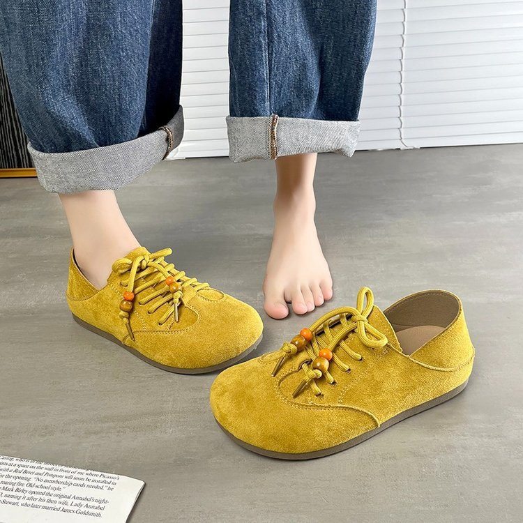 复古勃肯鞋女2025年夏秋新款百搭休闲平底德训鞋软底懒人豆豆单鞋,女鞋,时尚休闲鞋,淘宝优惠券,粉丝福利购,淘宝优惠卷