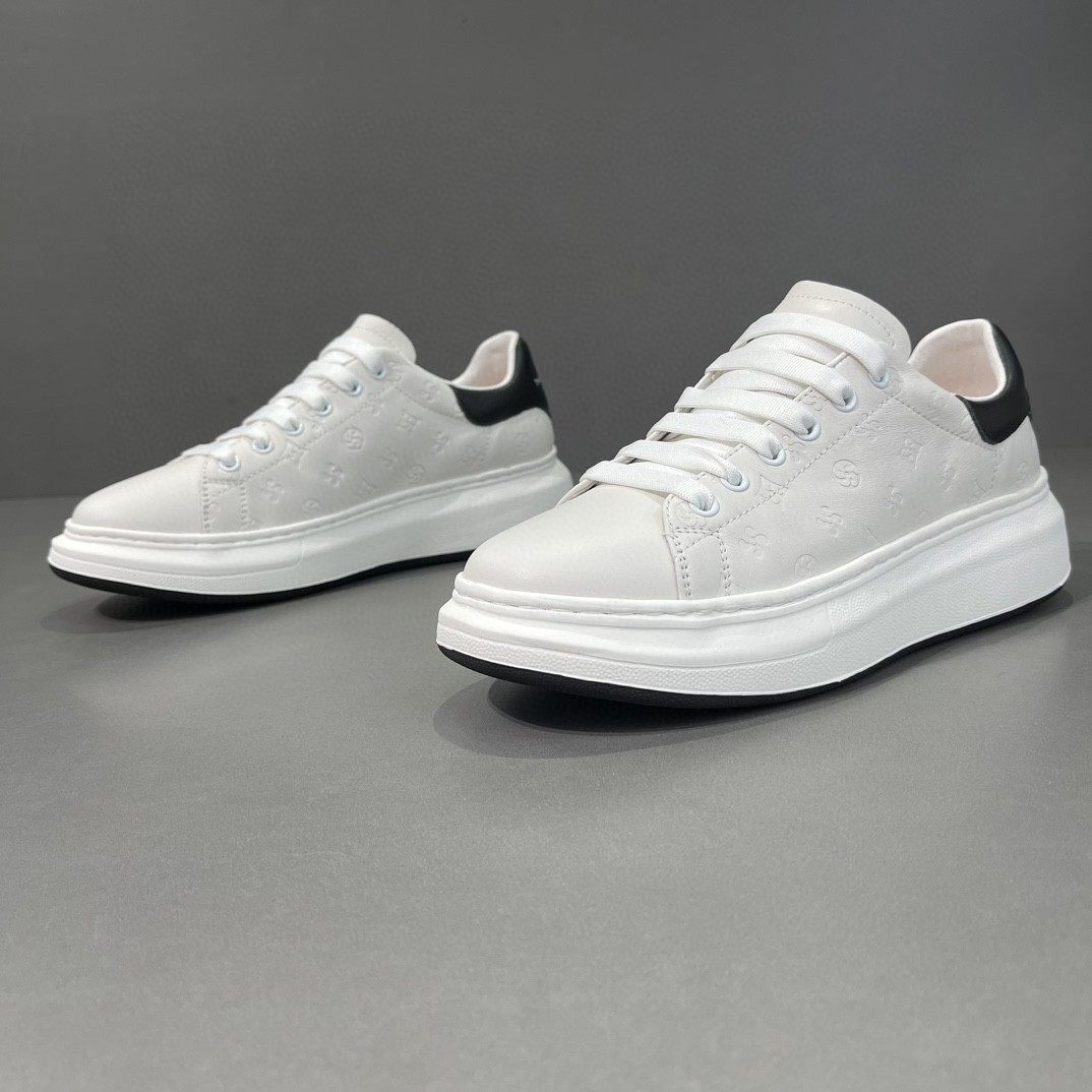 真皮男士休闲板鞋夏季小白鞋男高级感2024年新款潮流男鞋百搭鞋子,流行男鞋,单鞋,淘宝优惠券,粉丝福利购,淘宝优惠卷