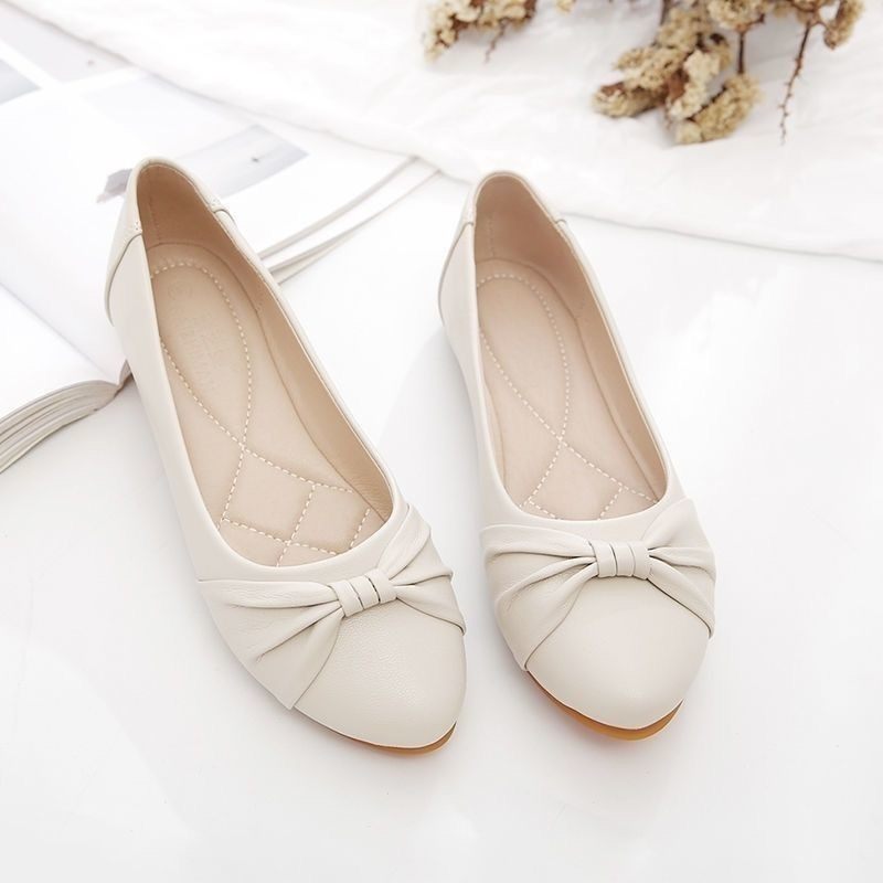 爆款牛筋软底豆豆鞋2025秋季新款一脚蹬尖头平底浅口女士单鞋,女鞋,时尚休闲鞋,淘宝优惠券,粉丝福利购,淘宝优惠卷