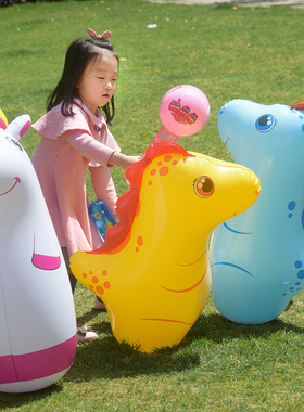 moreyear儿童充气锤子玩具小榔头卡通充气宝宝敲打棒响铃铛