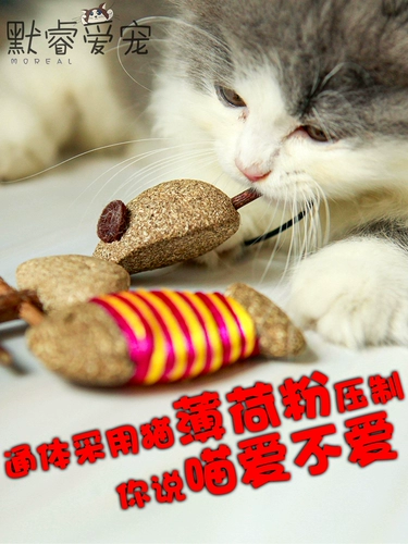 Прорезыватель, мятная игрушка для правильного прикуса, кот