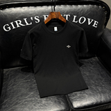 2026年新款短袖T恤微阔重磅全棉圆领体恤衫2201P58沙发桔，男装T恤，钱塘6022