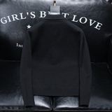 重磅加厚.老钱风小翻领纽扣毛衣开衫外套56276P130挂拍黑色，男装针织衫/毛衣，钱塘6022