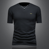 2026年新款短袖T恤 微阔重磅全棉圆领体恤衫 3150 P58 缕空黑,男装T恤,钱塘6022,钱塘大厦 2026年新款短袖T恤 微阔重磅全棉圆领体恤衫 3150 P58 缕空黑,男装T恤,钱塘6022,钱塘大厦