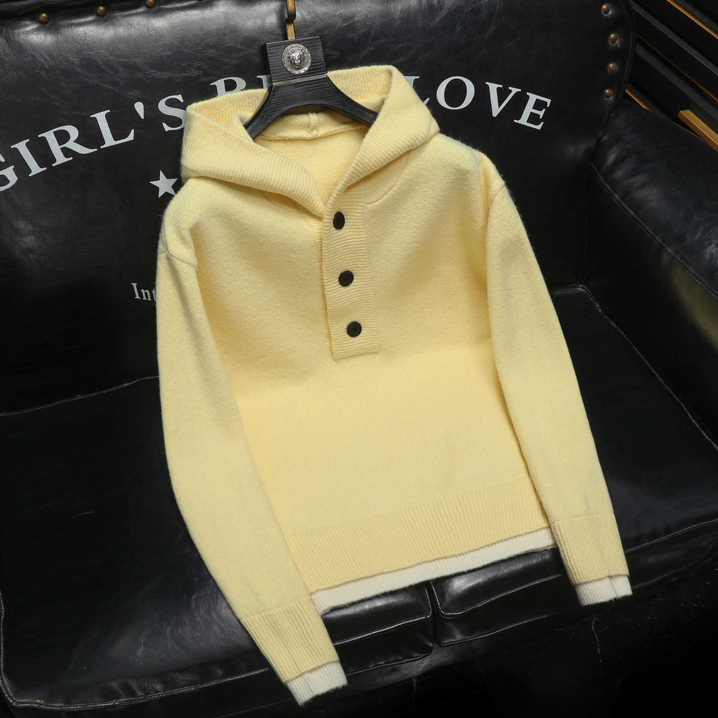 阔版大码休闲连帽粗针毛衣.重磅加厚.美式老钱风56299P140沙发黄,男装针织衫/毛衣,钱塘6022 阔版大码休闲连帽粗针毛衣.重磅加厚.美式老钱风56299P140沙发黄,男装针织衫/毛衣,钱塘6022