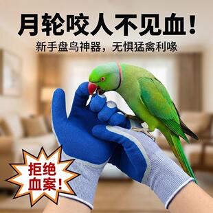 月轮鹦鹉专用手套训练鹦鹉专用防滑防咬防抓加厚成人训鸟宠物店