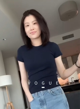 酒红冰兰加拿大代购 Aritzia HomeStretch™ Rib Crew T恤 女装