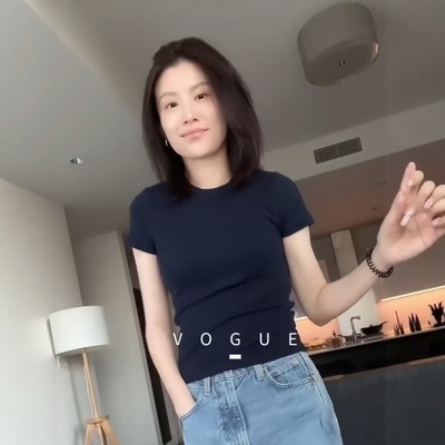 酒红冰兰加拿大代购 Aritzia HomeStretch™ Rib Crew T恤 女装