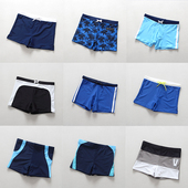 男士 泳裤 平角五分游泳裤 韩版 速干专业游泳裤 男紧身泳衣温泉潮男