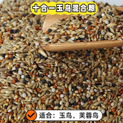 玉鸟混合粮 十合一混合 当年新粮 玉鸟芙蓉鸟主粮包邮