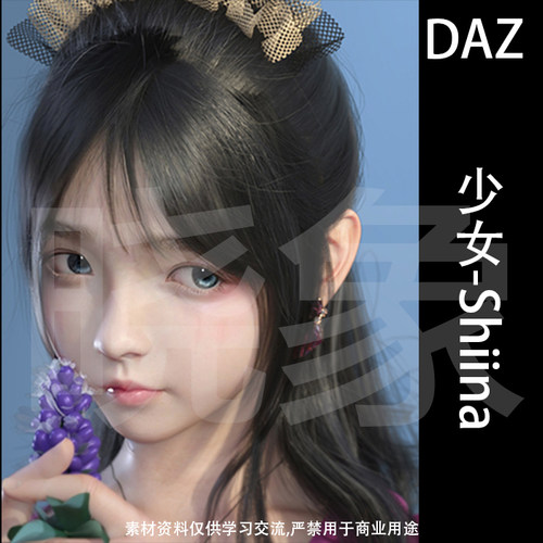 DAZ 3D模型 少女Shiina角色模型