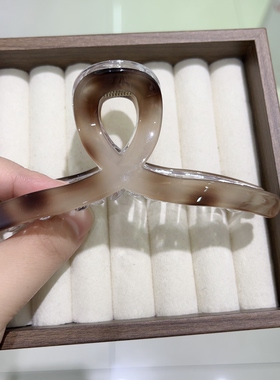 新款醋酸板材高级感时尚抓夹女式后脑勺盘发鲨鱼夹多发量发抓饰品