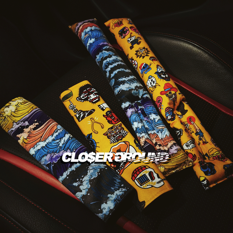 复古护肩套座椅汽车安全带