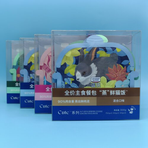 蓝氏主食餐包蒸鲜猫饭300g