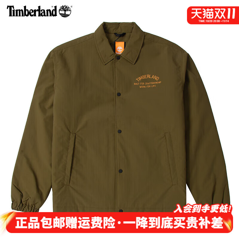 Timberland添柏岚运动户外男防风夹棉保暖休闲梭织棉服外套|A6JZD