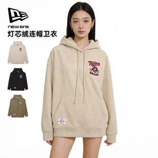 NewEra纽亦华春秋MLB系列灯芯绒连帽套头卫衣13488925/13488924