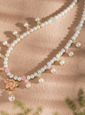 古风项链汉服璎珞配饰简约软璎珞中国风复古春夏仙气项饰汉元素