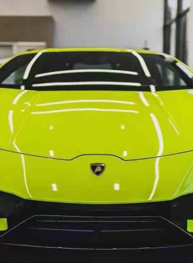 汽车贴膜改色膜车身膜赛道紫红黄绿粉橙色奔驰宝马保时捷奥迪大众