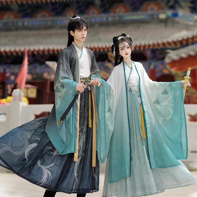 2025新款汉服女套装改良魏晋新款