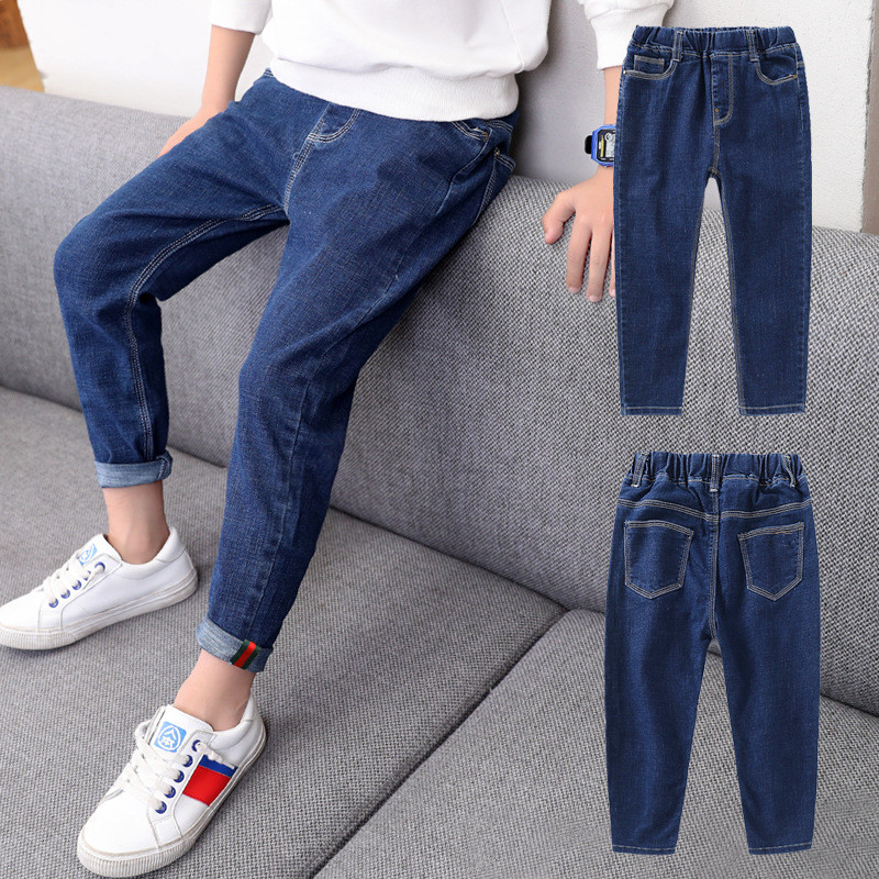 男童牛仔裤单裤长裤春款儿童裤子男孩薄绒修身老爹裤中大网红童装,童装/婴儿装/亲子装,裤子,淘宝优惠券,粉丝福利购,淘宝优惠卷