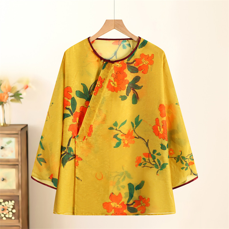 2024年夏改良国风禅意唐装上衣
