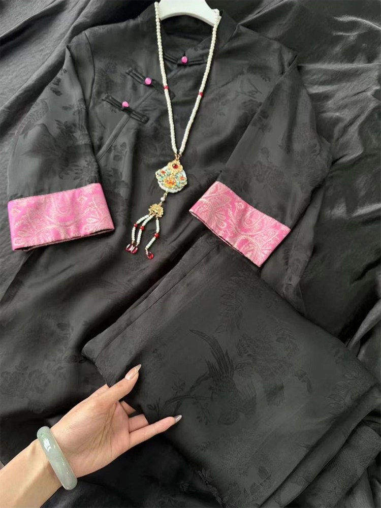 2024年夏季中式国风两件套上衣