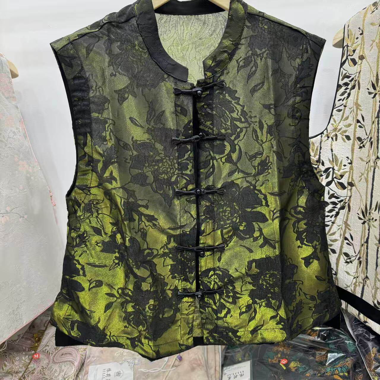 2025夏季新中式国风防晒背心马甲