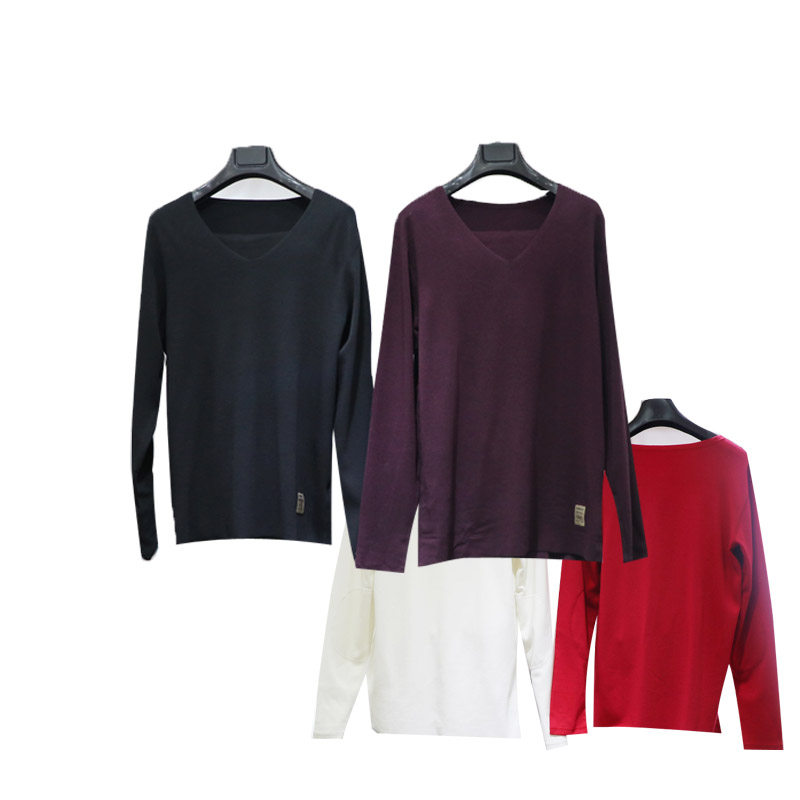 韩玛斯男士黑色秋衣秋裤保暖内衣套装低领V领冬季加绒无痕H11000