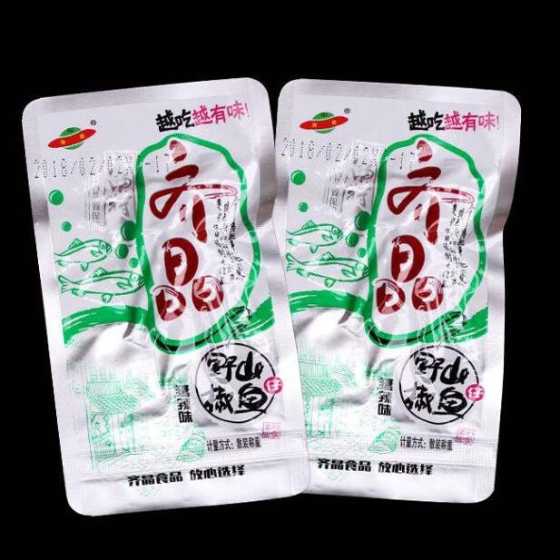 齐晶猛辣泡椒12克整袋40包鱼仔