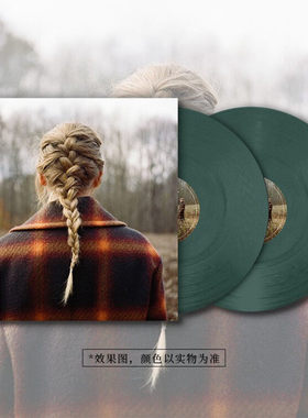 官方现货 泰勒斯威夫特evermore 永恒故事2LP双彩胶绿胶 黑胶唱片