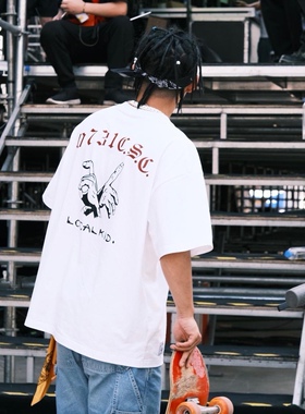 邦BANG “0731CSC”系列 手势印花刘聪同款情侣潮流街头短袖T恤