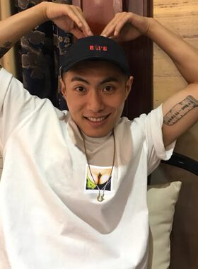 C-block功夫胖 刘聪KEY.L同款槟榔妹SUP HIPHOP说唱短袖纯棉男女T