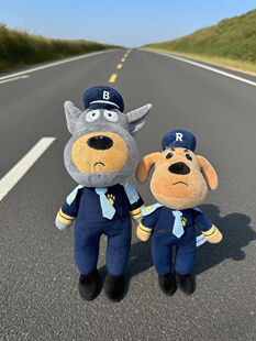 可爱拉布拉多警长狗狗小蝶毛绒玩偶儿童抱枕送男孩女孩生日礼物