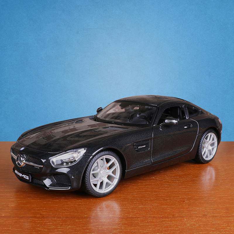 1:18奔驰车模amggt合金汽车模型仿真静态梅赛德斯车模型礼品收藏