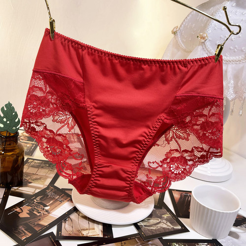 薄款冰丝内裤女士无痕中腰