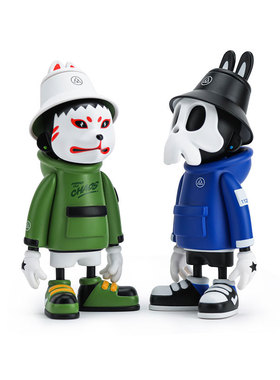 LTNC x KEIOS LIM FOX狐狸和RABBIT兔子 限量潮玩 设计师联名玩具