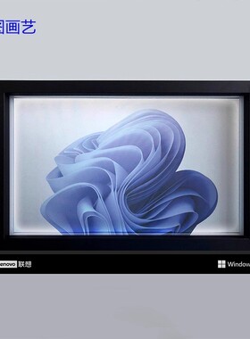 定制金属边框品牌LOGO形象广告双面半透明纱布画屏风纪念艺术摆件