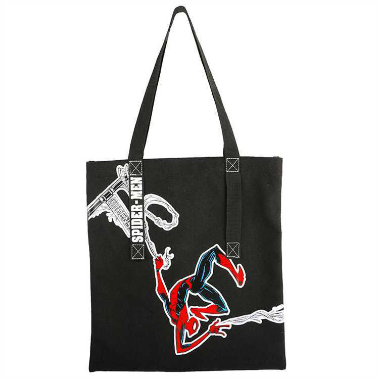 迪士尼学生帆布补课袋美术包可爱卡通印花手提补习袋