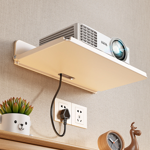 摄像头置物架可折叠路由器电视机顶盒收纳架免打孔投影仪支架壁挂