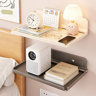 床头柜小型储物收纳卧室客厅简易可折叠床边书本杂物置物架免打孔
