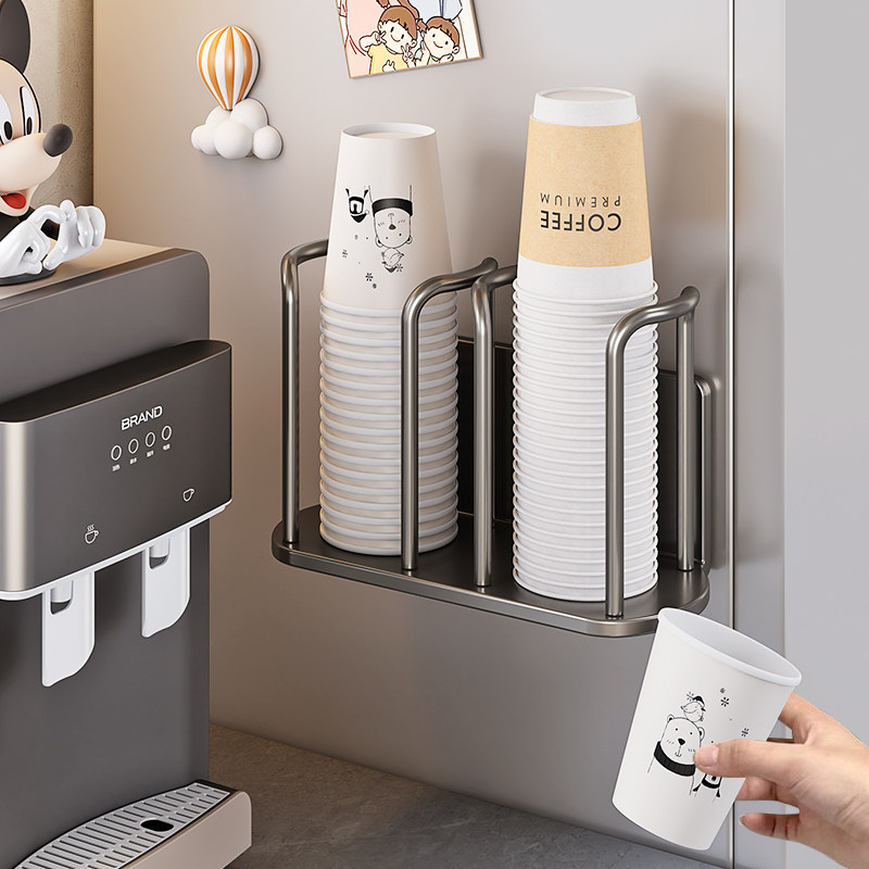 磁吸一次性杯子取杯器壁挂饮水机放水杯磁铁配件收纳置物架免打孔,家庭/个人清洁工具,杯架,淘宝优惠券,粉丝福利购,淘宝优惠卷