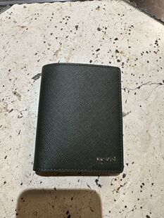 香港專櫃代購agnes b.b字logo防刮牛皮真皮男款卡包錢包 23秋冬